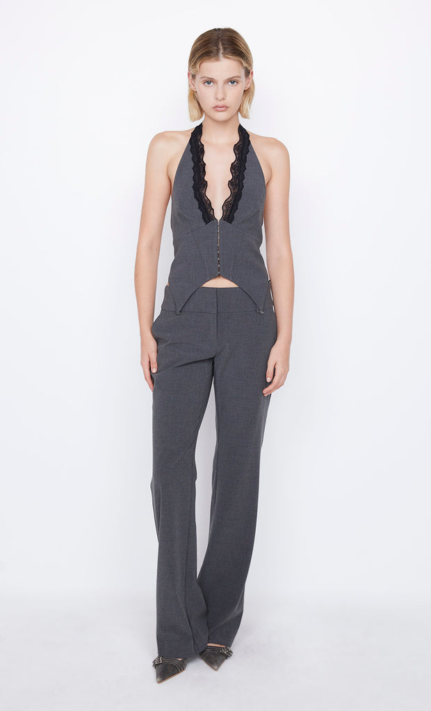 Naida Halter Top in Charcoal by Bec + Bridge