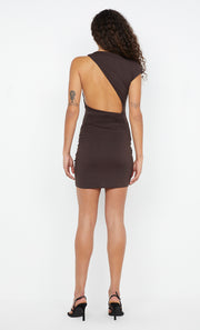 Nessie Mini Dress in Dark Choc by Bec + Bridge