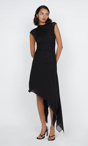 Noemi Asym Dress in Black by Bec + Bridge