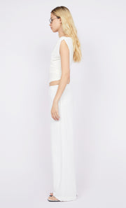 Odesse Boat Neck Top in White by Bec + Bridge