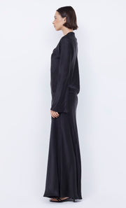 Orla Long Sleeve Maxi Dress in Black by Bec + Bridge