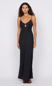 Ottilie Keyhole Maxi Dress in Black and Chocolate by Bec + Bridge