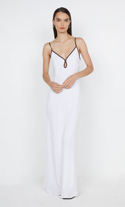 Ottilie Keyhole Maxi Dress in Black and Chocolate by Bec + Bridge