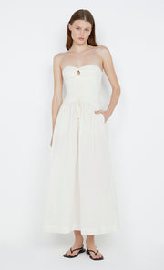 Palmer Strapless Dress in ivory by Bec + Bridge