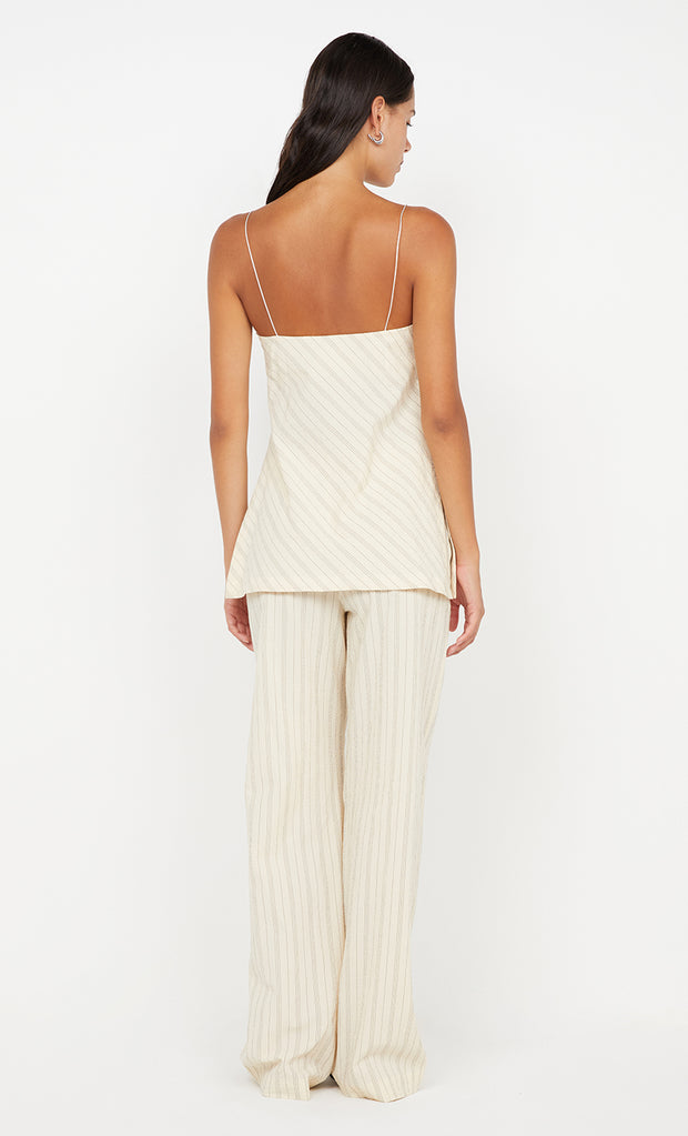 Peyson Pant in Cream and Black Stripe by Bec + Bridge