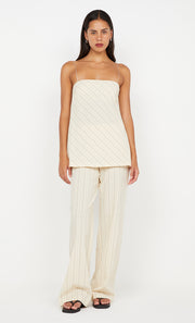 Peyson Top in Cream and Black Stripe by Bec + Bridge