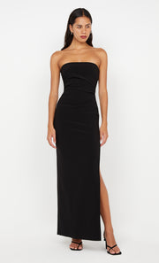 REINA STRAPLESS MAXI DRESS - BLACK