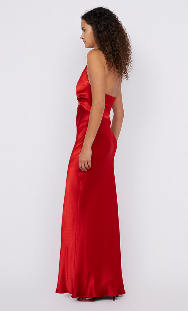 Sabia Twist Maxi Dress in Rouge by Bec + Bridge