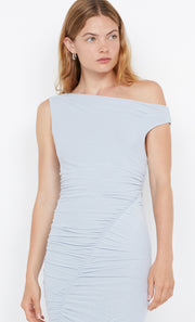 Sania Asym Maxi Dress in Ice Blue by Bec + Bridge