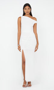 Sania Asym Dress in White by Bec + Bridge