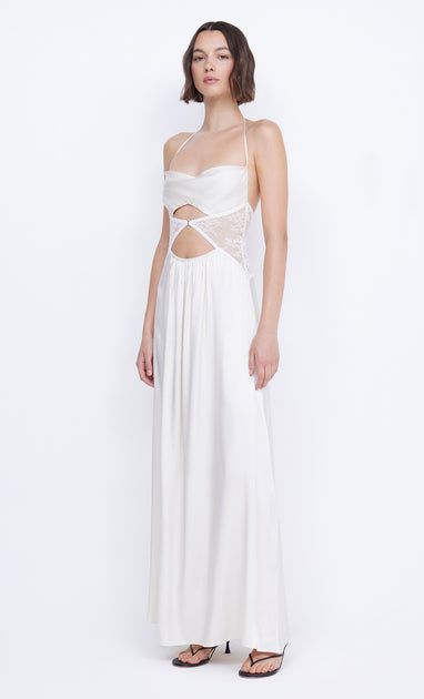 Santal Halter Maxi Dress in Ivory - BEC + BRIDGE – BEC + BRIDGE US