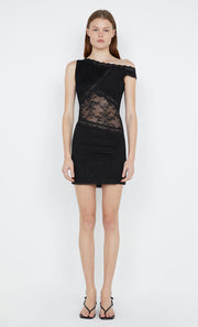 Sashay Mini Dress in Black lace by Bec + Bridge