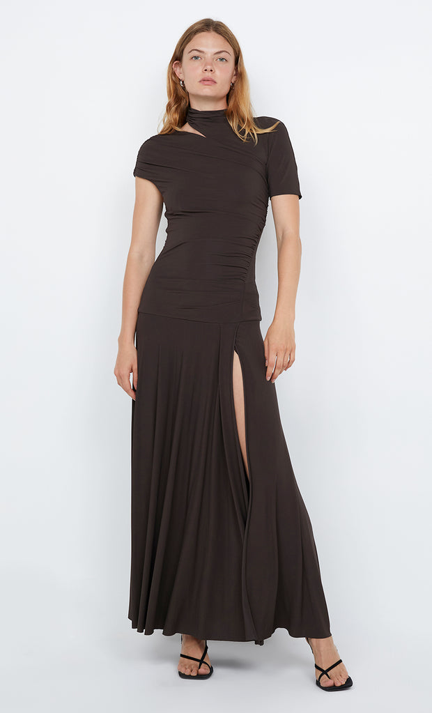 Seraphina Asym Maxi Dress in Twig by Bec + Bridge