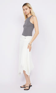 Seraphina Midi Skirt in White by Bec + Bridge