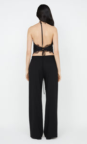 Simona Halter Top in Black with lace by Bec+ Bridge