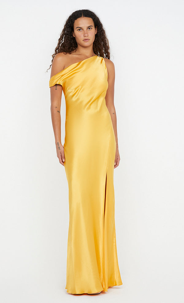 Sol Asym Dress in Mango by Bec +Bridge