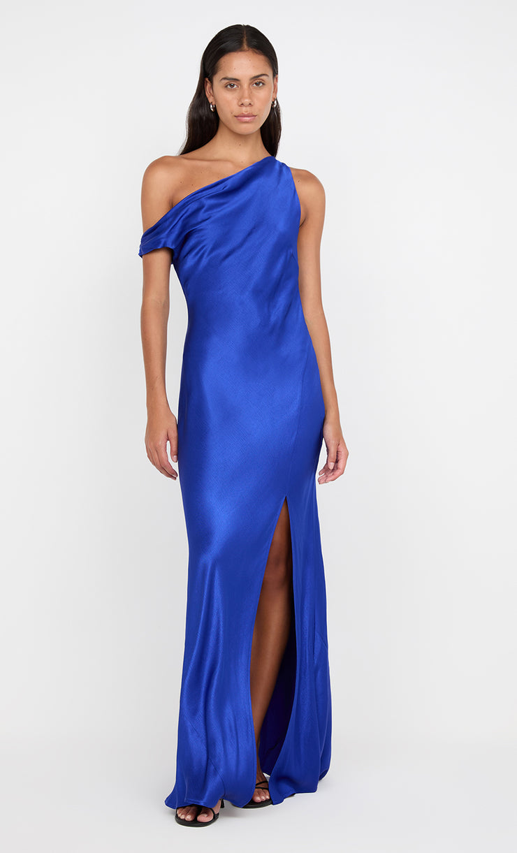 SOL ASYM DRESS - MEDITERRANEAN BLUE