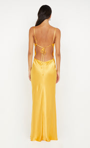 SOL TIE MAXI DRESS - MANGO