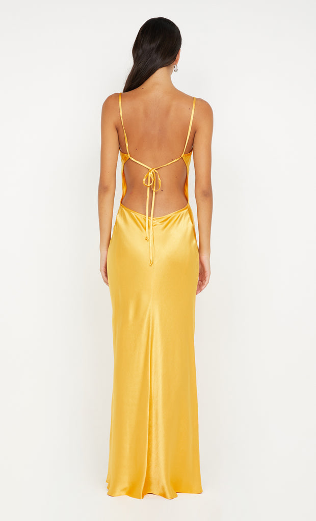 SOL TIE MAXI DRESS - MANGO