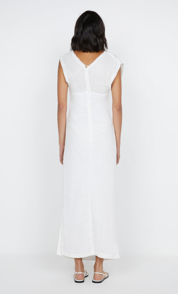 Steffi Gather Dress in White by Bec + Bridge