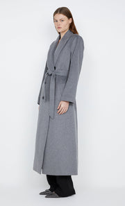 STORM BELTED COAT - GREY