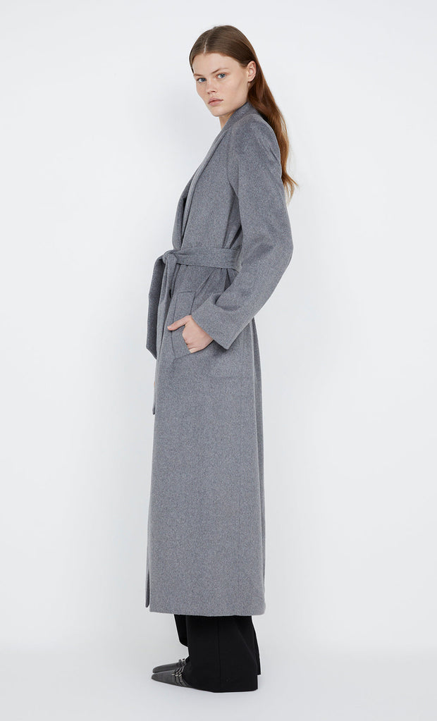 STORM BELTED COAT - GREY