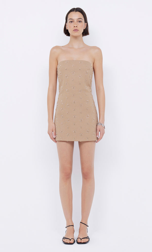 Sunseeker Mini Dress in Golden by Bec + Bridge