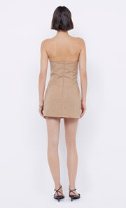 Sunseeker Mini Dress in Golden by Bec + Bridge