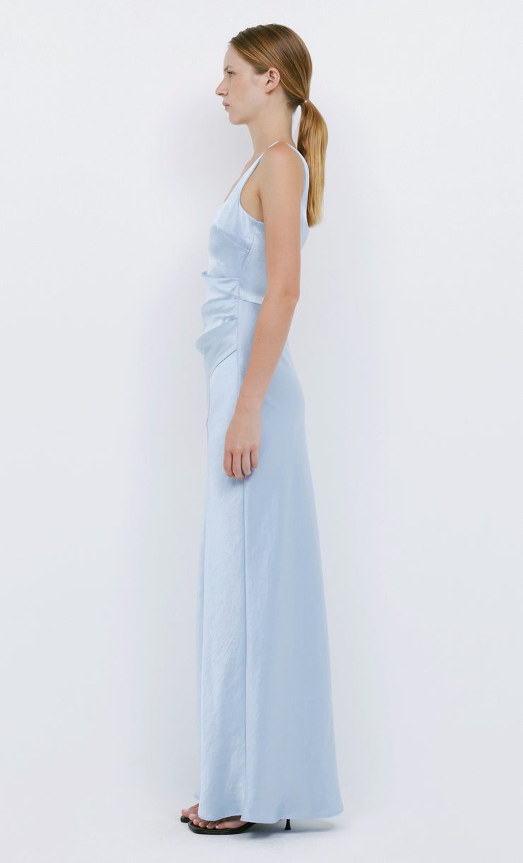 The Dreamer Square Neck Dress Bridesmaids in Dusty Blue by Bec + Bridge'