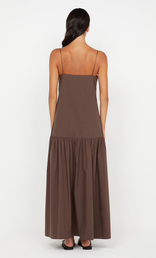 VEDA MAXI DRESS - CHOC