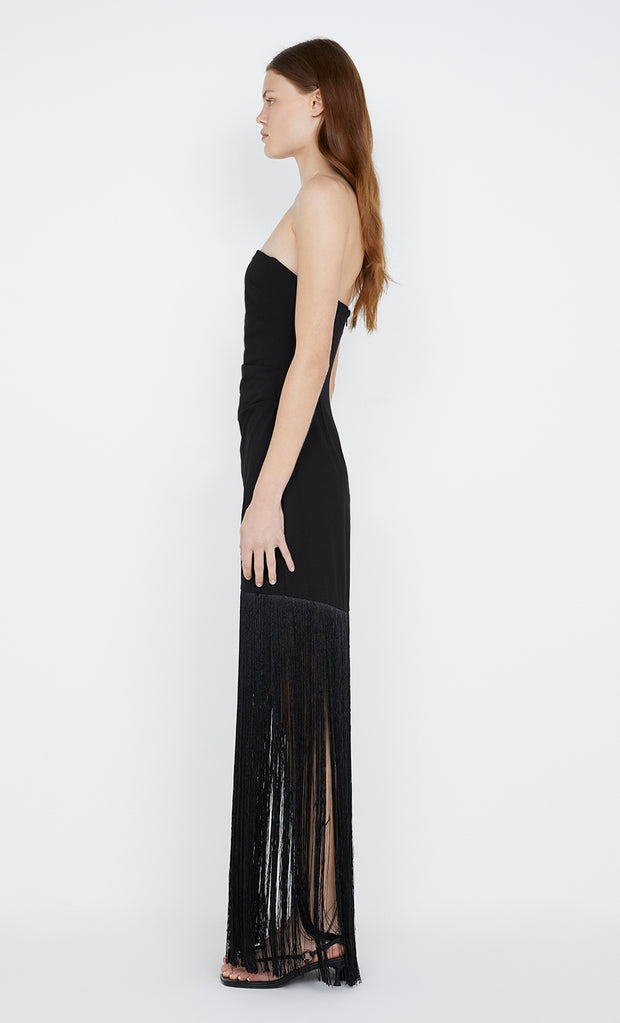 Wilder Fringe Dress in black by Bec + Bridge