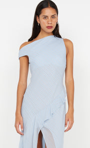 ESRA MAXI DRESS - SKY BLUE STRIPE