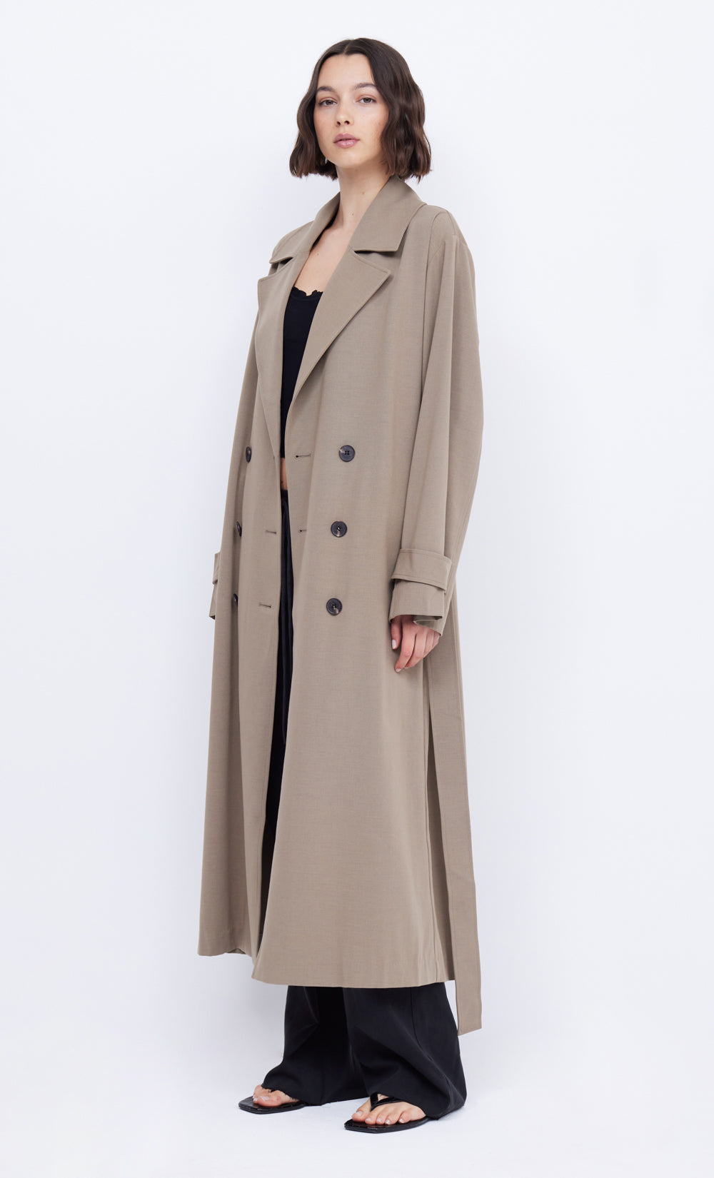 YVONNE TRENCH COAT - TAUPE – BEC + BRIDGE US