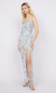 Zabelle Strapless Dress in Moonshadow by Bec + Bridge