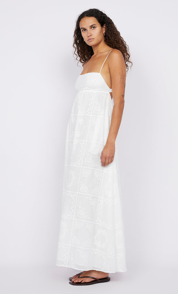 Zalea Maxi Dress in White by Bec + Bridge