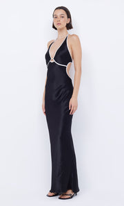 Zariah Halter Dress in Black by Bec + Bridge