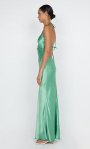 Zariah Halter Maxi Backless Dress in Green Apple by Bec + Bridge