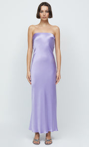 MOONDANCE STRAPLESS DRESS - LILAC