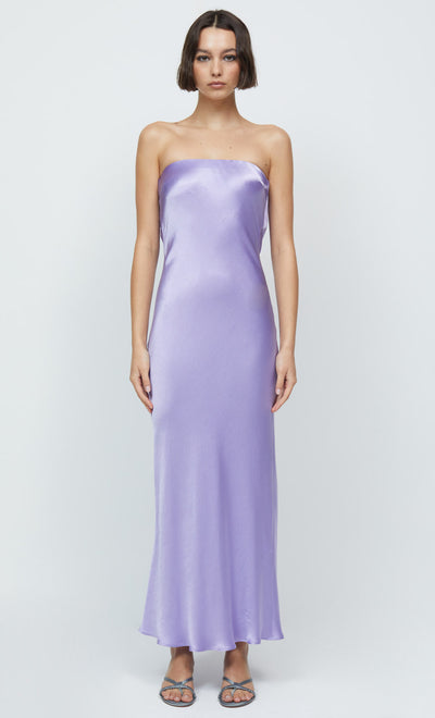 MOONDANCE STRAPLESS DRESS - LILAC