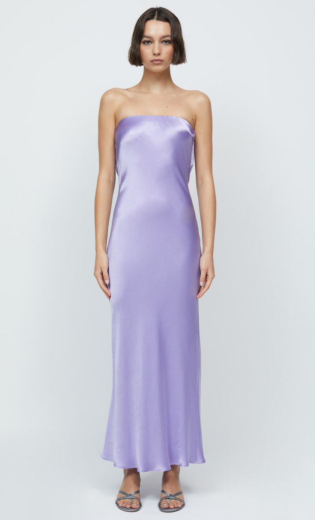 MOON DANCE STRAPLESS DRESS - LILAC