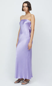 MOONDANCE STRAPLESS DRESS - LILAC