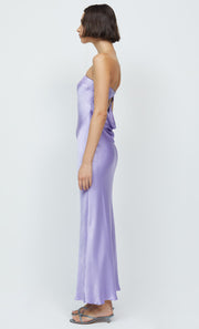 MOONDANCE STRAPLESS DRESS - LILAC