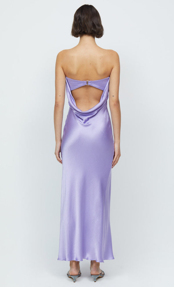 MOON DANCE STRAPLESS DRESS - LILAC