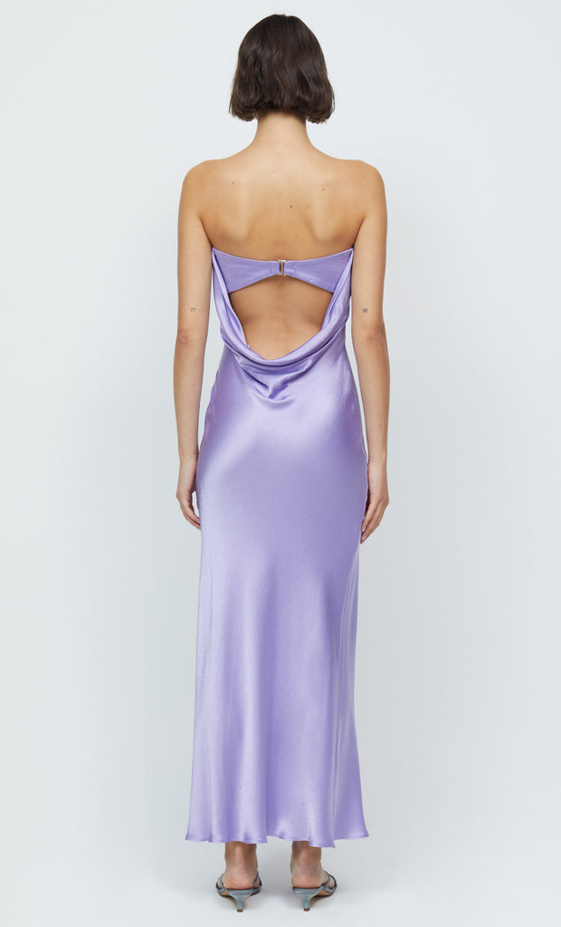 MOONDANCE STRAPLESS DRESS - LILAC