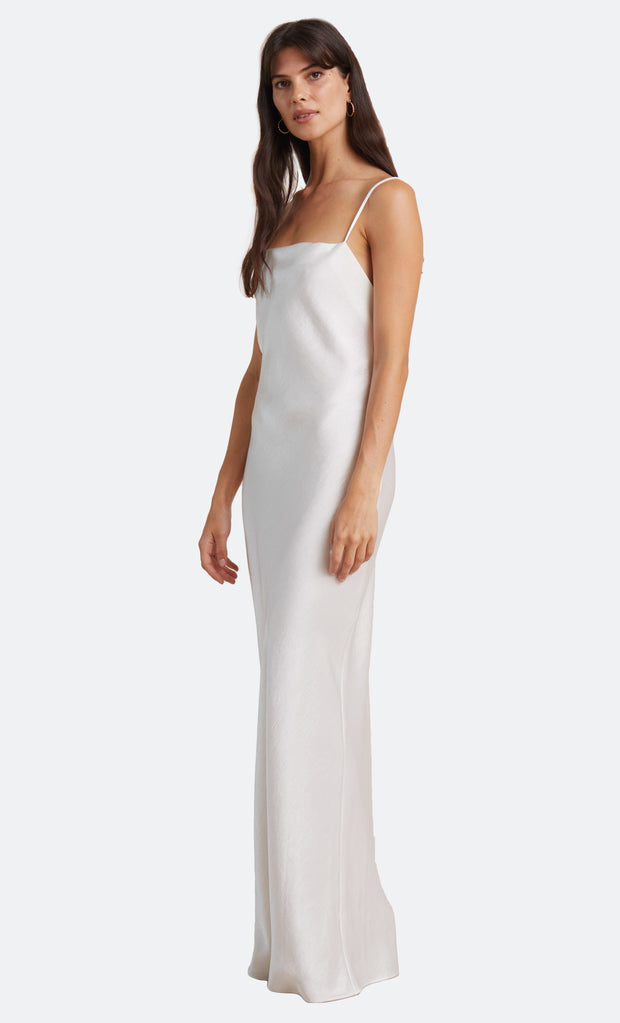 THE DREAMER TIE DRESS - IVORY