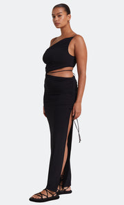 DILKON MAXI DRESS - BLACK