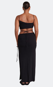 DILKON MAXI DRESS - BLACK