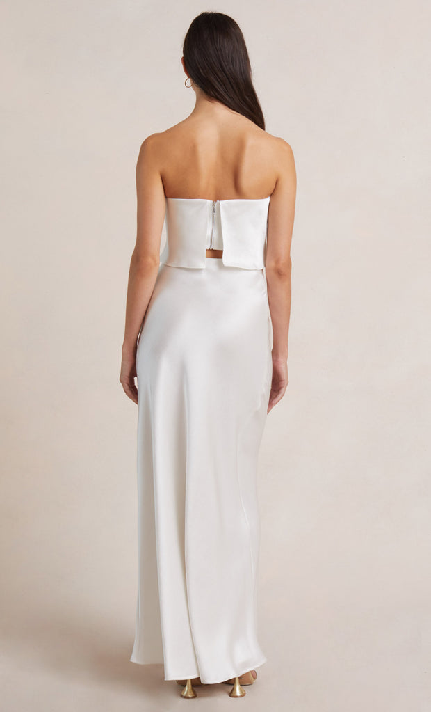 THE DREAMER STRAPLESS TOP  - IVORY