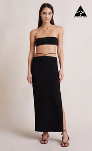 ADELE CROP TOP - BLACK