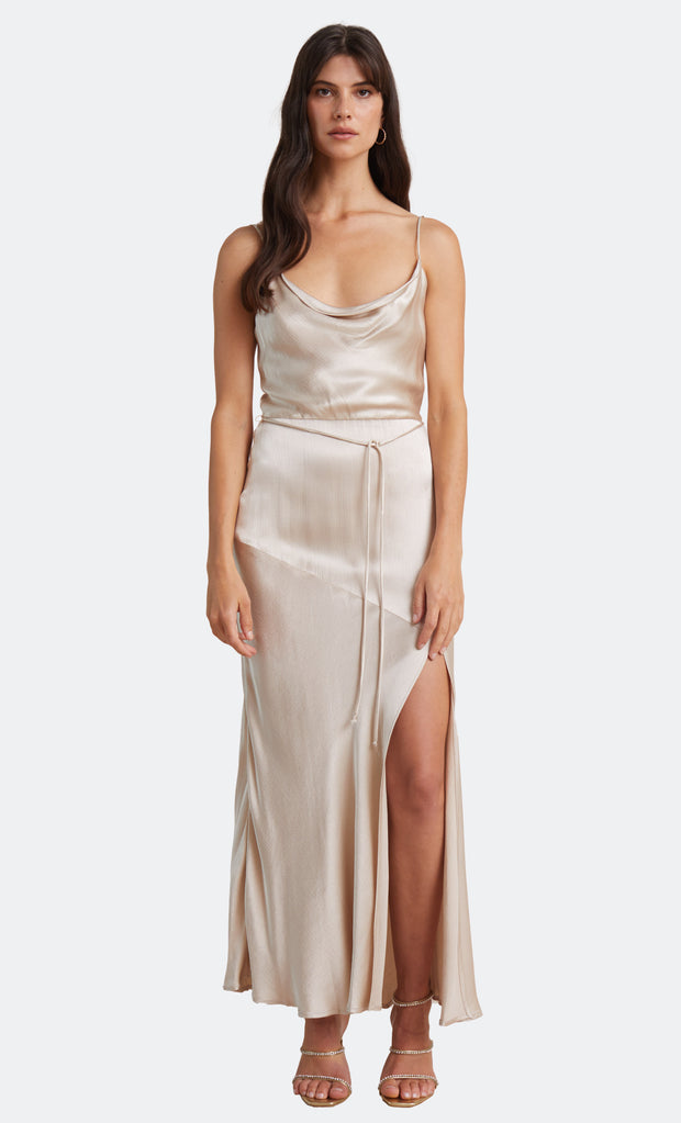 MOON DANCE MIDI DRESS - SAND